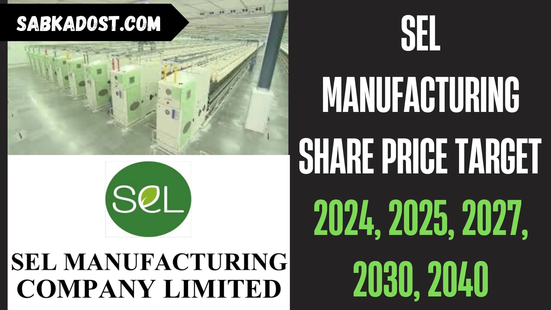 Sel Manufacturing Share Price Target 2024, 2025, 2026, 2027, 2030