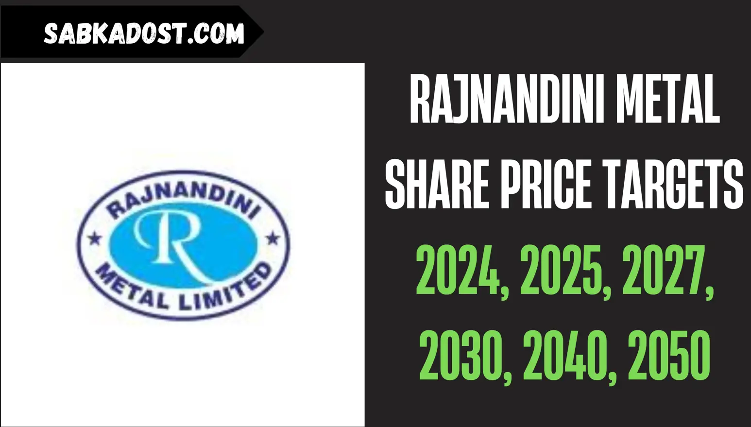 Rajnandini Metal Share Price Target 2024, 2025, 2030