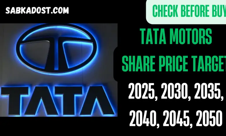 Tata Motors Share Price Target 2025, 2030, 2035, 2040, 2045, 2050