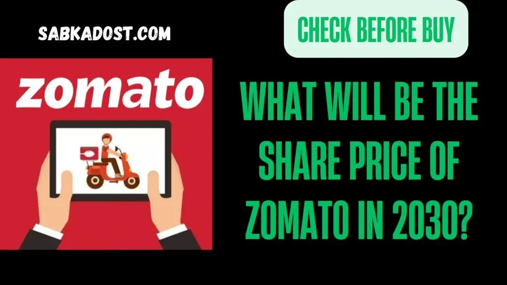 What Will Be the Share Price of Zomato in 2030